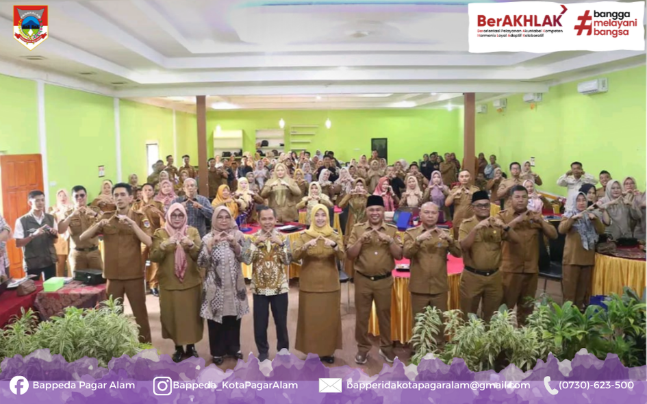 sosialisasi dari Dinas Perpustakaan dan Kearsipan Kota Pagar Alam